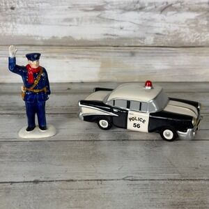 VTG Department 56 Original Snow Village  "CALLING ALL CARS"  5174-8 Set Of 2